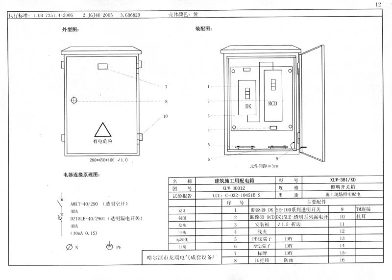 從變壓器到配電箱！臨時電源線連接和配電箱配置標準圖！